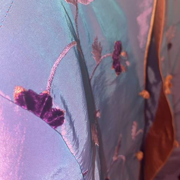 Vintage violet oriental jacket - Picture 12 of 13